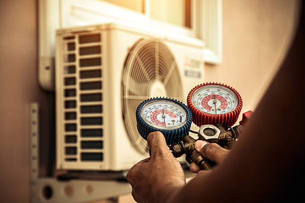 Professional Furnace Repair technician working in Orlando, OK
